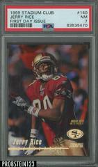 Jerry Rice [First Day Issue] #140 Football Cards 1999 Stadium Club Prices