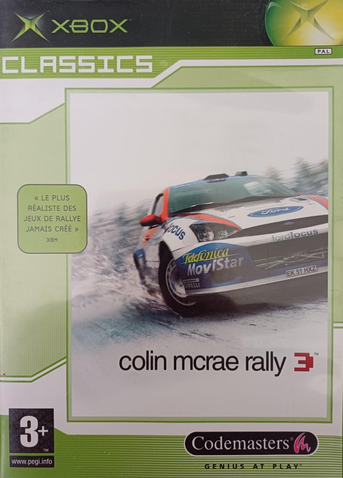 Colin McRae Rally 3 [Classics] PAL Xbox