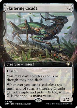 Skittering Cicada #750 Magic Commander Masters