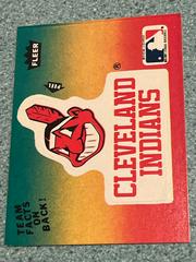 Indians Emblem  | Cleveland Indians Baseball Cards 1987 Fleer Team Stickers