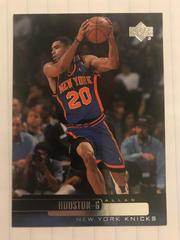 Allan Houston #80 Basketball Cards 1999 Upper Deck Prices