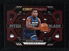 Anthony Edwards [Red] Basketball Cards 2021 Panini Obsidian Pitch Black Prices