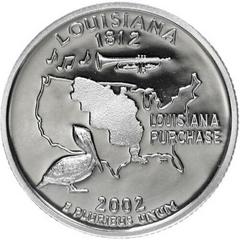 2002 S [SILVER LOUISIANA PROOF] Coins State Quarter Prices