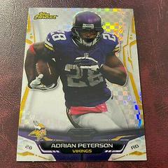 Adrian Peterson [Xfractor] #1 Football Cards 2014 Topps Finest Prices