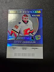 Artem Zagidulin #69 Hockey Cards 2021 Upper Deck Credentials 2020-21 Update Debut Ticket Access Prices