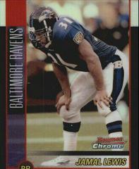 Jamal Lewis [Refractor] #12 Football Cards 2002 Bowman Chrome Prices