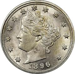 1896 [PROOF] Coins Liberty Head Nickel Prices