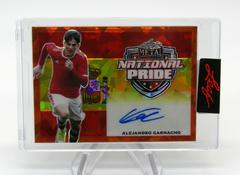 Alejandro Garnacho [Red Crystal] Soccer Cards 2022 Leaf Metal National Pride Autographs Prices