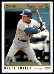 Brett Butler #145 Baseball Cards 1992 O Pee Chee Premier Prices