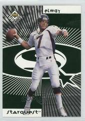 John Elway [Green] #7 Football Cards 1998 Upper Deck UD Choice Starquest Prices