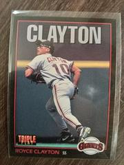 Royce Clayton #39 Baseball Cards 1993 Panini Donruss Triple Play Prices