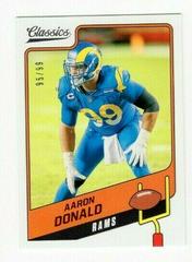 Aaron Donald [Red Back] #81 Football Cards 2021 Panini Classics Prices