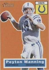 Peyton Manning #25 Football Cards 2001 Topps Heritage Prices