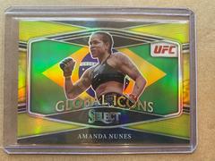 Amanda Nunes [Gold] #7 Ufc Cards 2022 Panini Select UFC Global Icons Prices