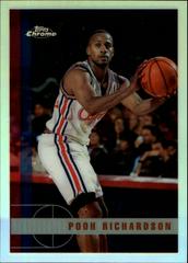 Pooh Richardson #97 Basketball Cards 1997 Topps Chrome Prices