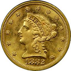 1882 [PROOF] Coins Liberty Head Quarter Eagle Prices