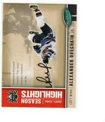 Alexander Ovechkin [Facsimile Autograph] Hockey Cards 2005 Parkhurst Prices
