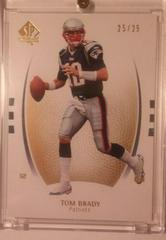 Tom Brady [Gold] #90 Football Cards 2007 SP Authentic Prices