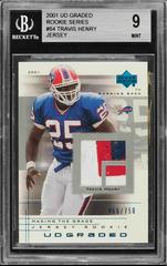 Travis Henry [Jersey] Football Cards 2001 Upper Deck Graded Prices