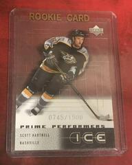 Scott Hartnell #92 Hockey Cards 2000 Upper Deck Ice Prices
