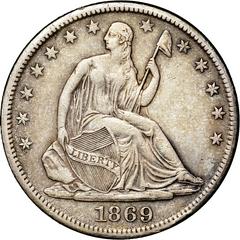 1869 S Coins Seated Liberty Half Dollar Prices