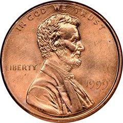 1999 Coins Lincoln Memorial Penny Prices