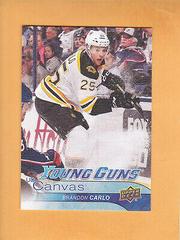 Brandon Carlo #C97 Hockey Cards 2016 Upper Deck Canvas Prices