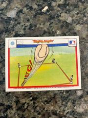 Back | Mighty Angelo Baseball Cards 1990 Upper Deck Comic Ball