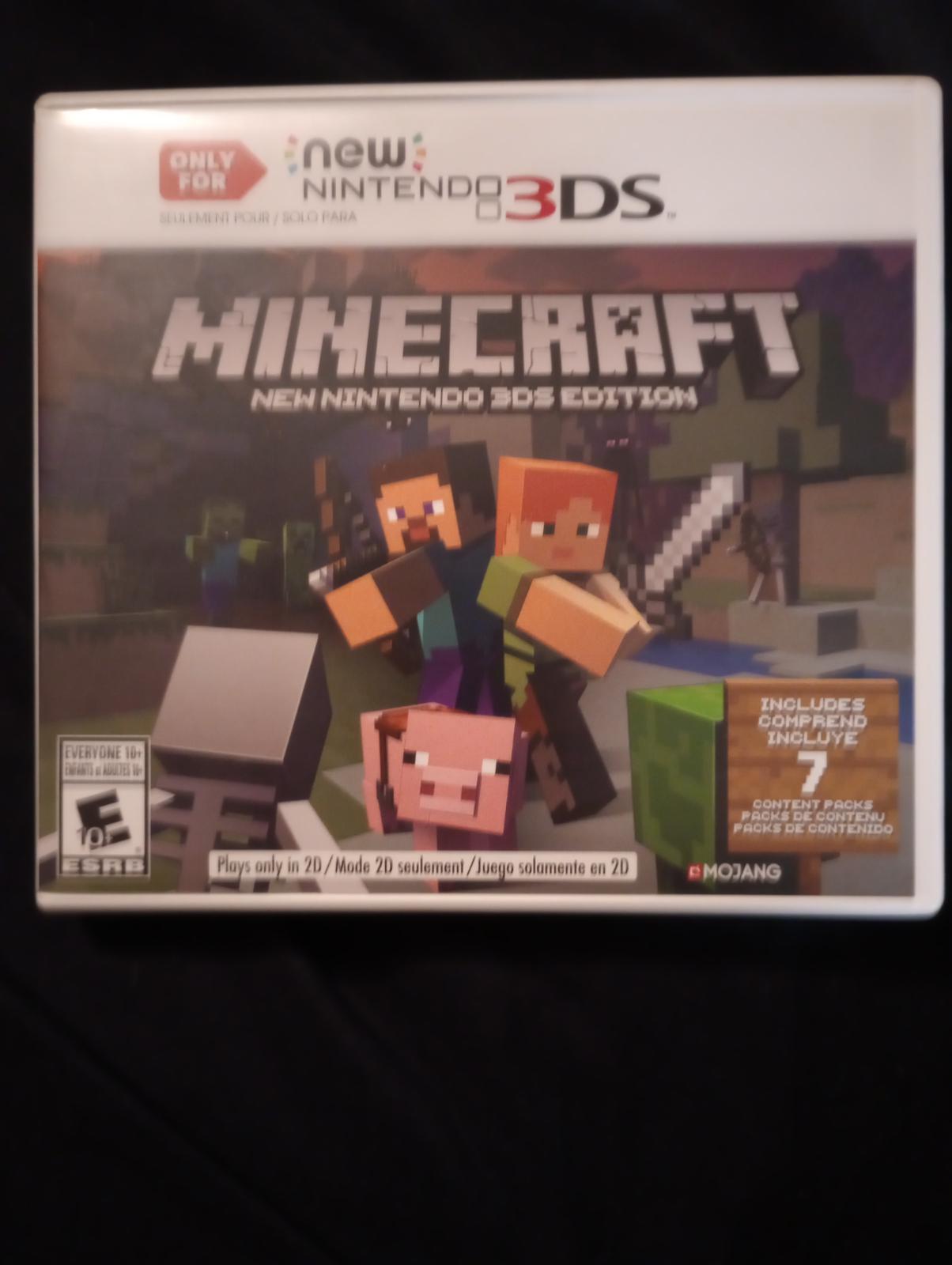 Minecraft New Nintendo 3DS Edition Item, Box, and Manual Nintendo 3DS