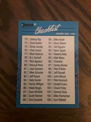 Checklist [73-144] #144 Baseball Cards 1990 Donruss Best AL Prices