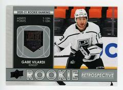 Gabe Vilardi #RR-6 Hockey Cards 2021 Upper Deck Rookie Retrospective Prices