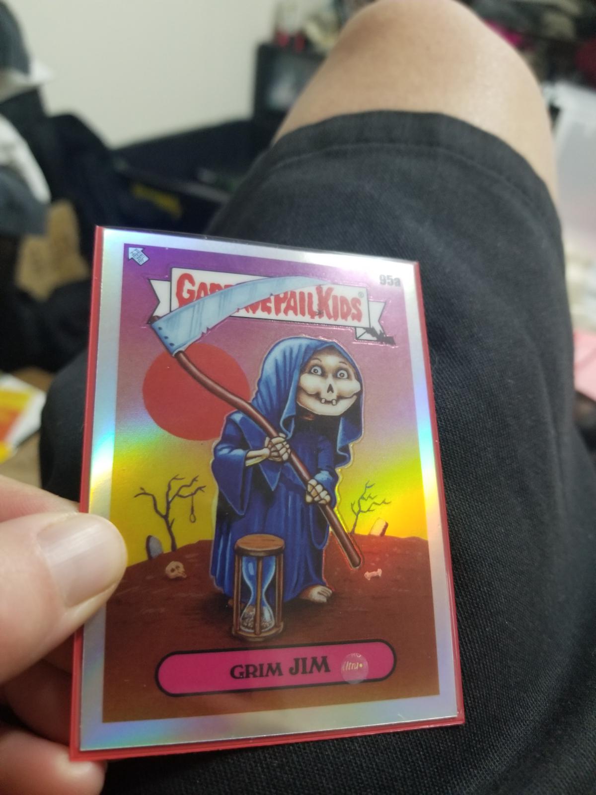 Grim JIM [Refractor] #95a 2020 Garbage Pail Kids Chrome