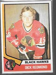 Dick Redmond #186 Hockey Cards 1974 Topps Prices