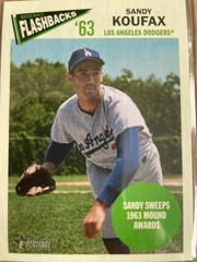 Sandy Koufax Baseball Cards 2012 Topps Heritage Baseball Flashbacks Prices