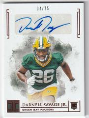 Darnell Savage Jr. [Autograph Red] Football Cards 2019 Panini Impeccable Prices