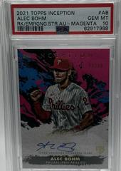 Alec Bohm [Pink] Baseball Cards 2021 Topps Inception Prices