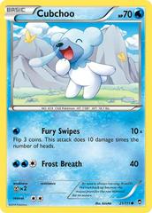 Cubchoo #21 Pokemon Furious Fists Prices