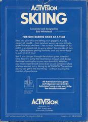 Back Cover | Skiing Atari 2600