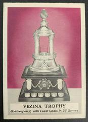 Vezina Trophy Hockey Cards 1969 O-Pee-Chee Prices