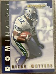 Ricky Watters #D-55 Football Cards 2000 Panini Donruss Dominators Prices