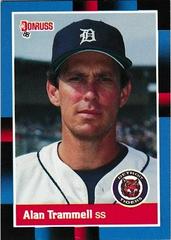 Alan Trammell #230 Baseball Cards 1988 Donruss Prices