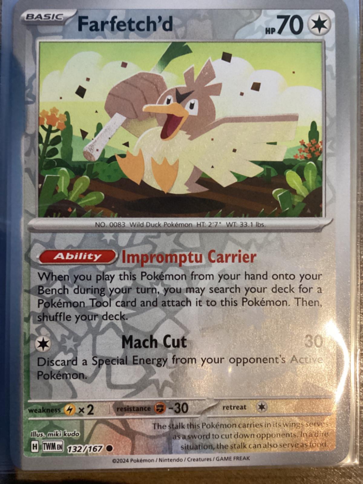Farfetch'd [Reverse Holo] 132 Prices Pokemon Twilight Masquerade