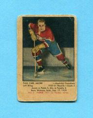 Paul Meger Hockey Cards 1951 Parkhurst Prices