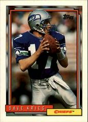 Dave Krieg #574 Football Cards 1992 Topps Prices