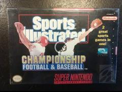 Front Of Box | Sports Illustrated Championship Football & Baseball Super Nintendo