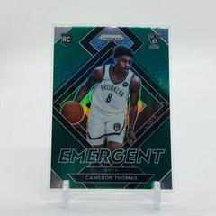 Cameron Thomas [Green Prizm] #4 Basketball Cards 2021 Panini Prizm Emergent Prices