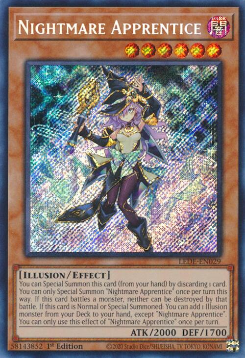 Nightmare Apprentice LEDE-EN029 YuGiOh Legacy of Destruction