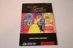 Beauty And The Beast - Manual | Beauty and the Beast Super Nintendo