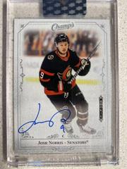 Josh Norris Hockey Cards 2020 Upper Deck Clear Cut Champs Autographs Prices