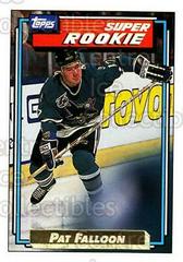 Pat Falloon [Gold] #7 Hockey Cards 1992 Topps Prices
